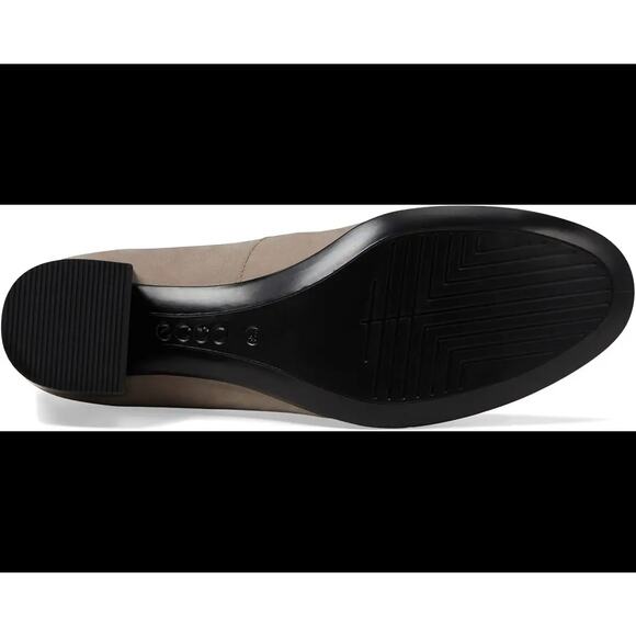 ECCO taupe Dress Classic 35 Pump block low heels  sz 5.5 new $170 - Picture 3 of 7